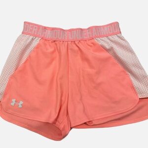 Women's Under Armour shorts bright pink color size XS